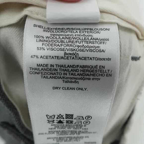 Brooks Brothers Pants Mens 36X34 Gray Madison Wool Dress Business Office - Picture 12 of 12